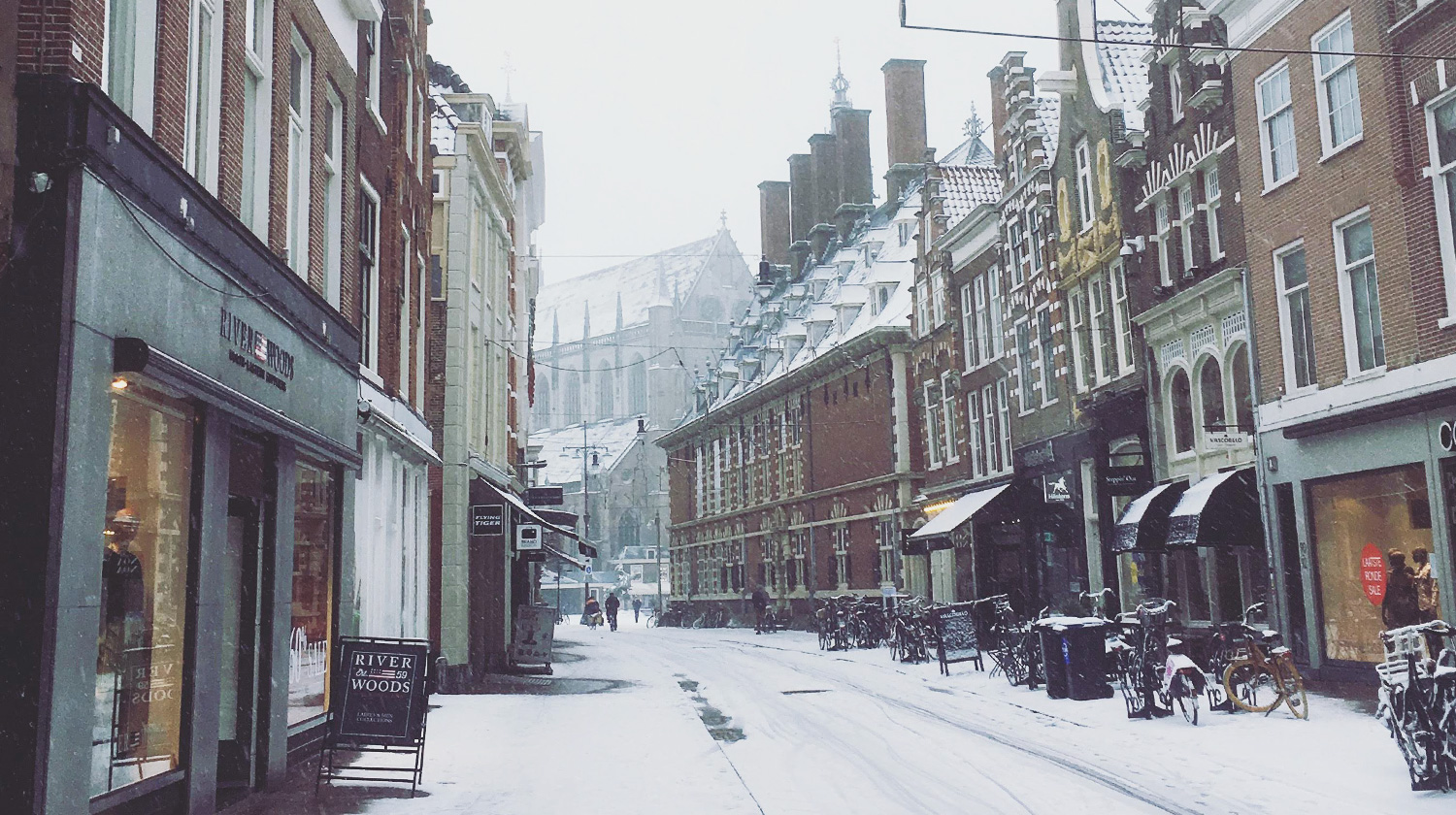 オランダの雪景色